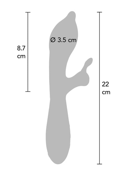 Vibratore lussuoso in silicone ipoallergenico per una stimolazione intensa.