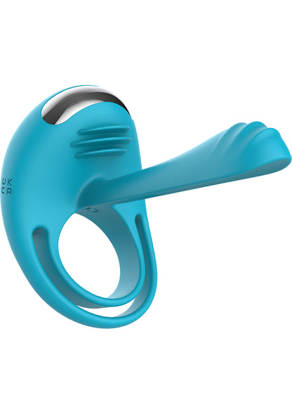 ToyJoy Passionate Joy Stick è un anello vibrante in silicone con doppio motore, 7 modalità di vibrazione e telecomando, perfetto per un piacere intenso e personalizzato.
