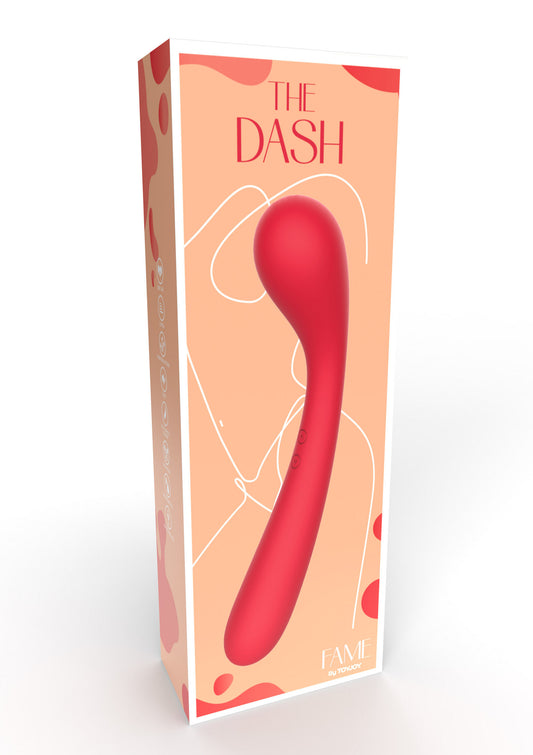 The Dash vibratore punto G di TOYJOY Fame con 7 pattern e doppio motore.