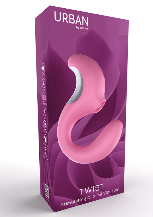TWIST, vibratore clitorideo a forma di C per stimolazione pulsante.