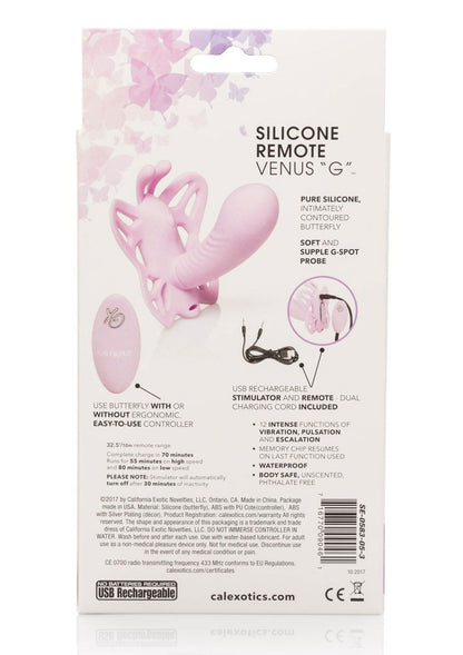 Vibratore CalExotics Venus Butterfly Silicone Remote Venus 'G'