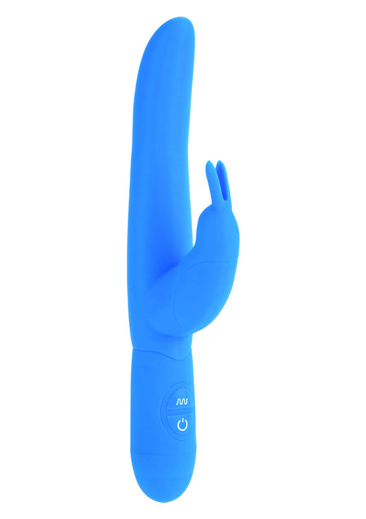 Il CalExotics Bounding Bunny offre 10 modalità di vibrazione, con motori duali per una stimolazione profonda di clitoride e corpo. Silicone morbido per un piacere incredibile.