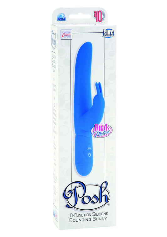 Il CalExotics Bounding Bunny offre 10 modalità di vibrazione, con motori duali per una stimolazione profonda di clitoride e corpo. Silicone morbido per un piacere incredibile.