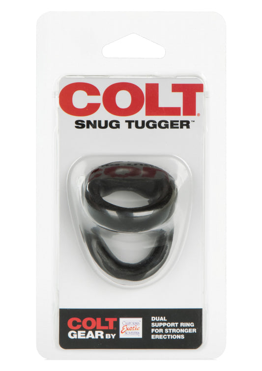 Scopri il COLT Snug Tugger! Anello doppio super elastico per un supporto eccezionale e un'erezione più forte e duratura. Comfort e prestazioni migliorate in un design sicuro.
