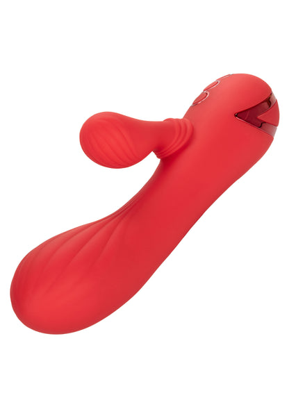 California Dreaming Palisades Passion offre vibrazioni intense, stimolazione riscaldata e un esclusivo stimolatore oscillante per un piacere avvolgente e sensuale.