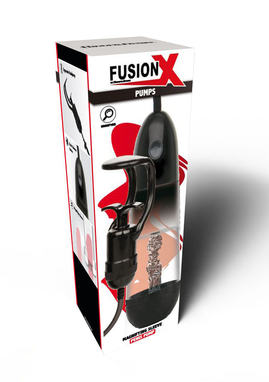 Masturbatore Hidden Desire Fusion X Magnifying Sleeve Penis Pump