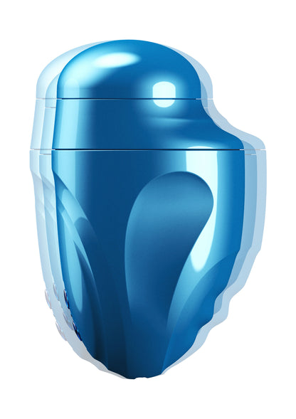 Masturbatore Hidden Desire Fusion X Aqua Bubble - Design innovativo in blu trasparente con vibrazione e pressione d'aria per un'esperienza visiva e tattile unica