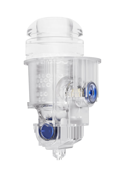 Struttura interna del Masturbatore Hidden Desire Fusion X Aqua Bubble - Dettaglio trasparente per un'esperienza innovativa con stimolazione ad aria e vibrazione.