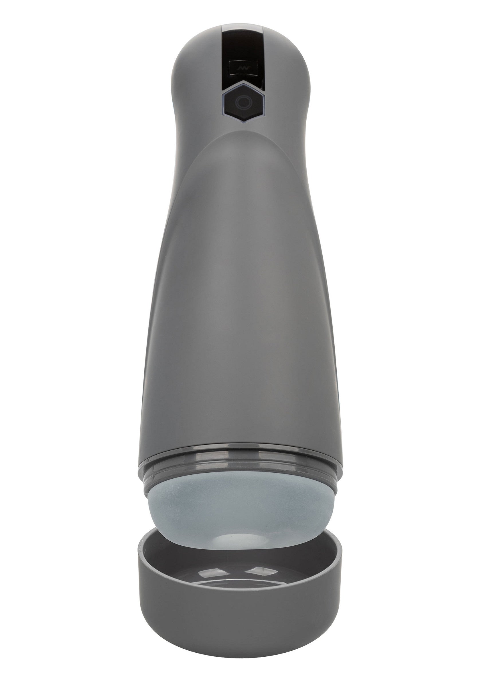 Masturbatore automatico CalExotics Milk Master con vibrazione e suzione, manica testurizzata, ricaricabile via USB, 10 funzioni indipendenti.