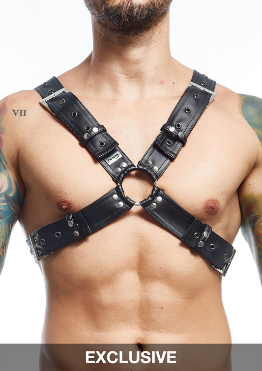 Intimo MOB Eroticwear Dngeon Harness Belts Cross