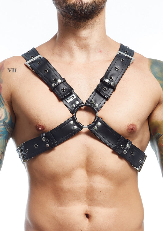 Intimo MOB Eroticwear Dngeon Harness Belts Cross