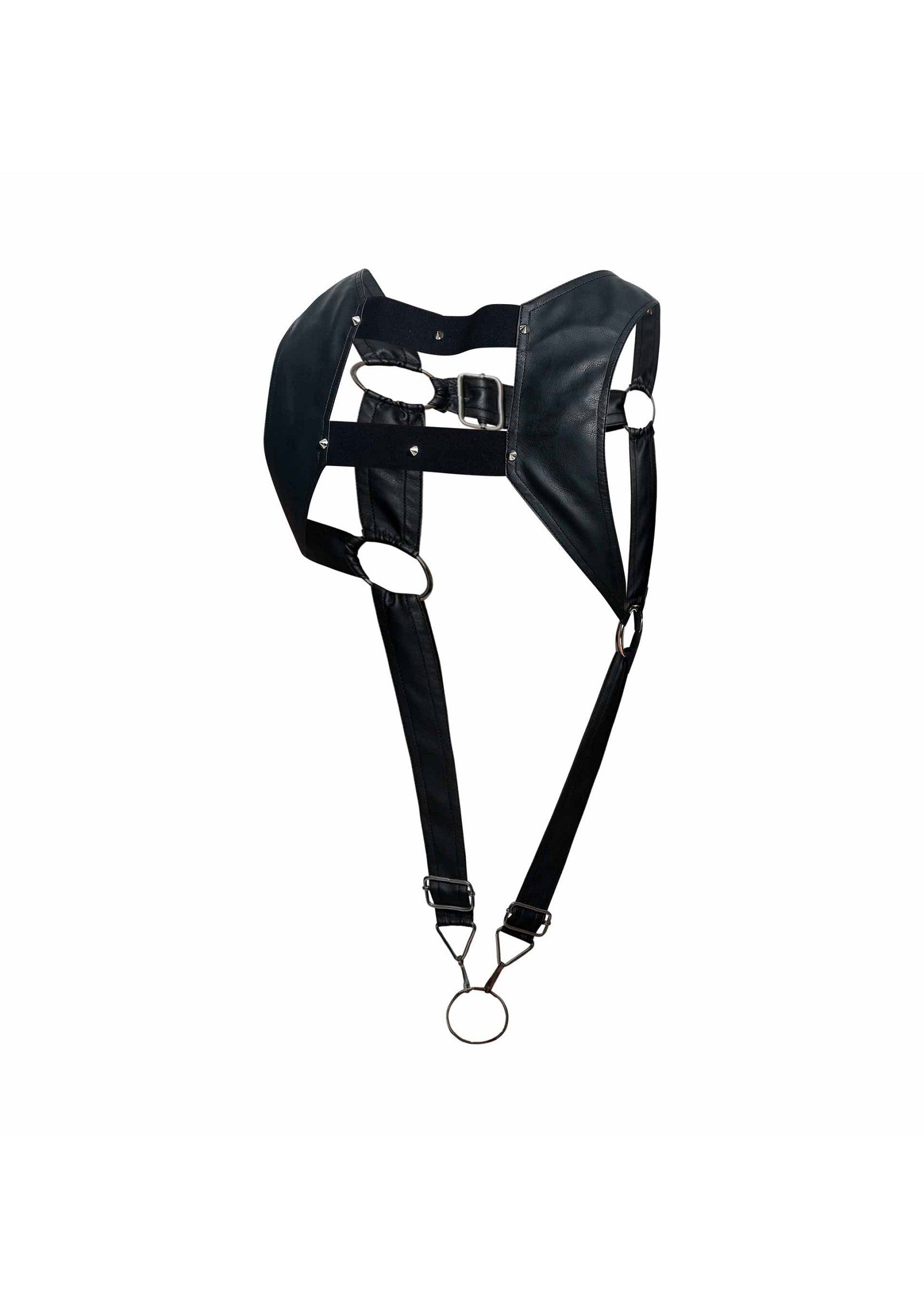 Intimo MOB Eroticwear Dngeon Top Cockring Harness