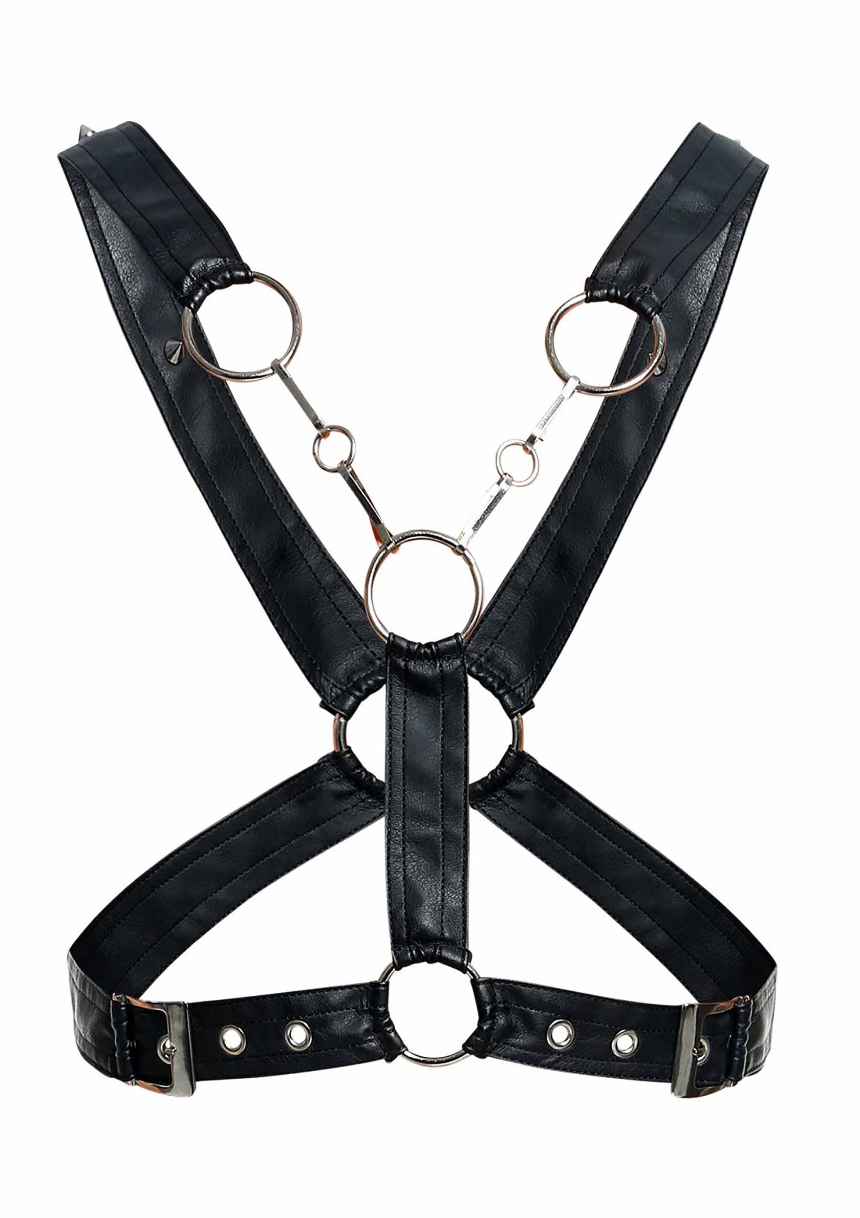 Intimo MOB Eroticwear Dngeon Cross Chain Harness