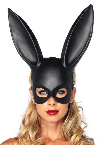 Maschera da coniglio nera, elegante e sensuale per travestimenti sexy