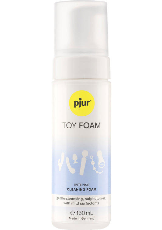 Schiuma detergente Pjur per giocattoli sessuali, 150 mL, senza solfati. Prodotto in Germania.